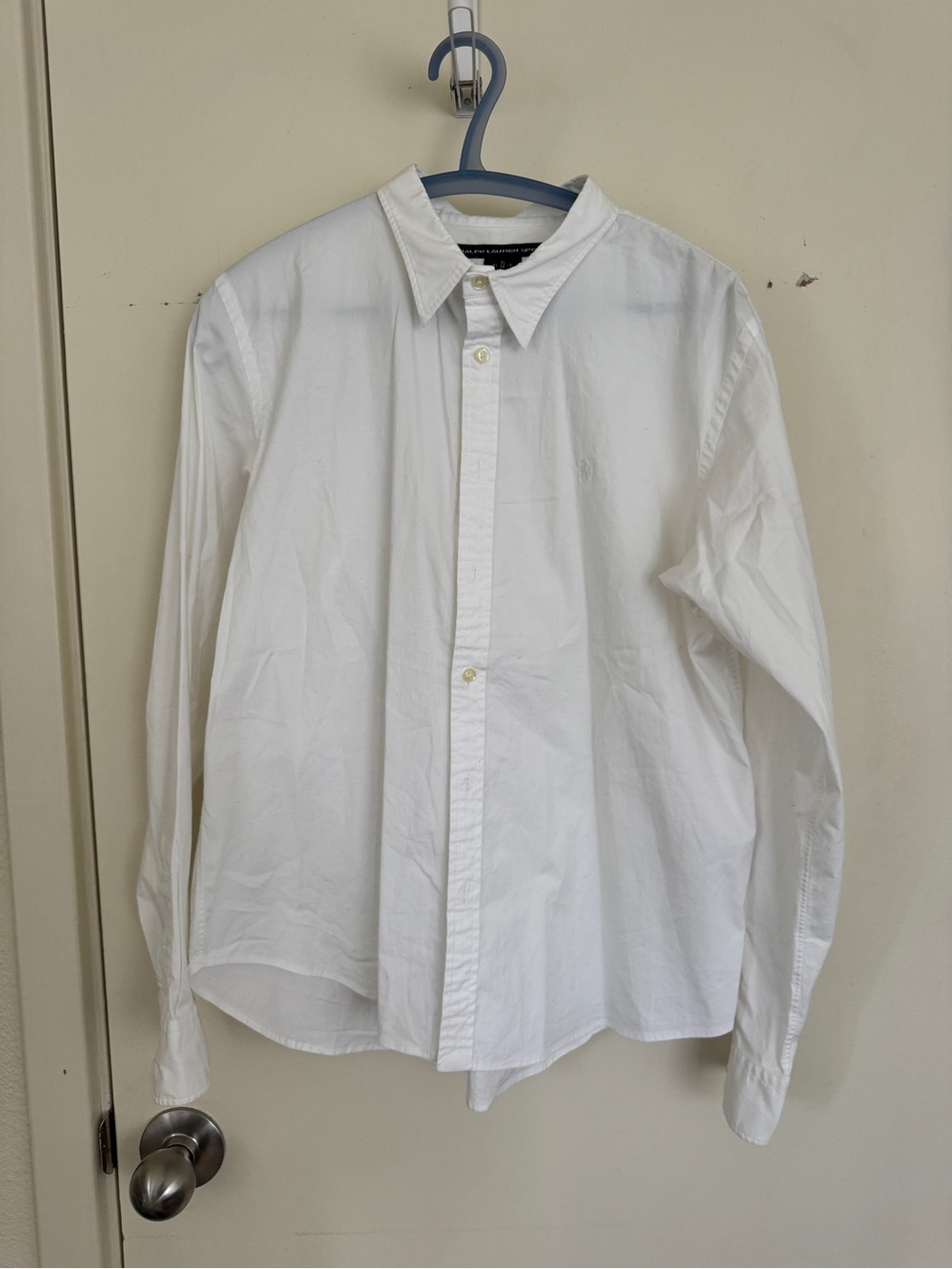 Ralph Lauren Sport white button down shirt